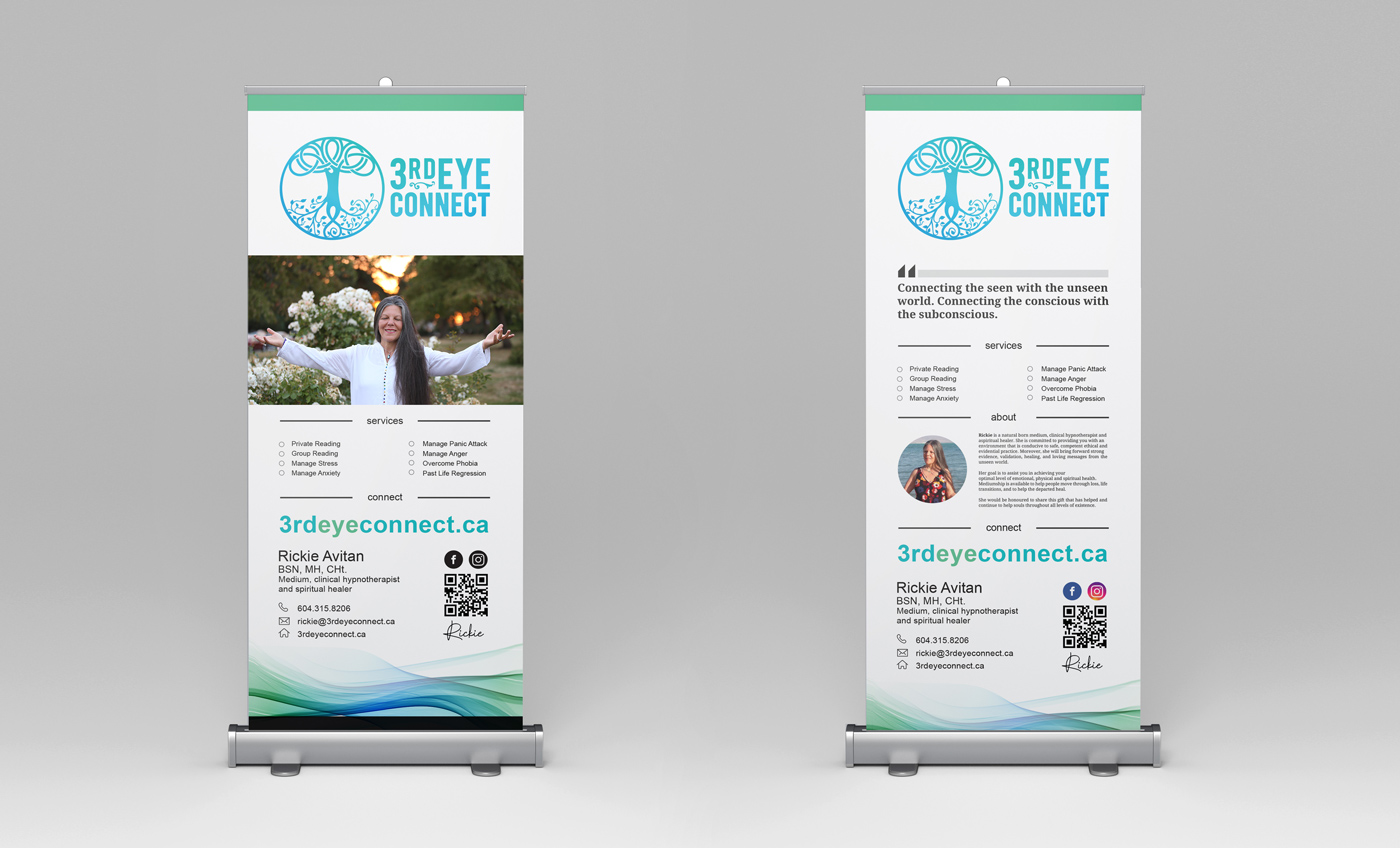 3rd eye business card design