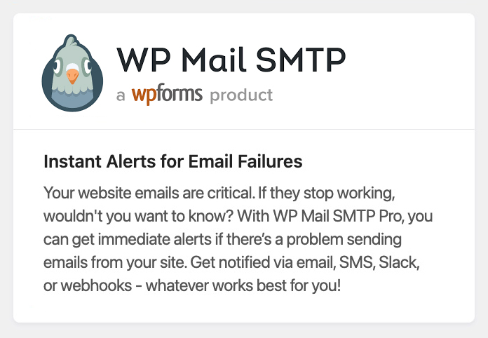 WP Mail SMTP Alert Notification for Email Failures